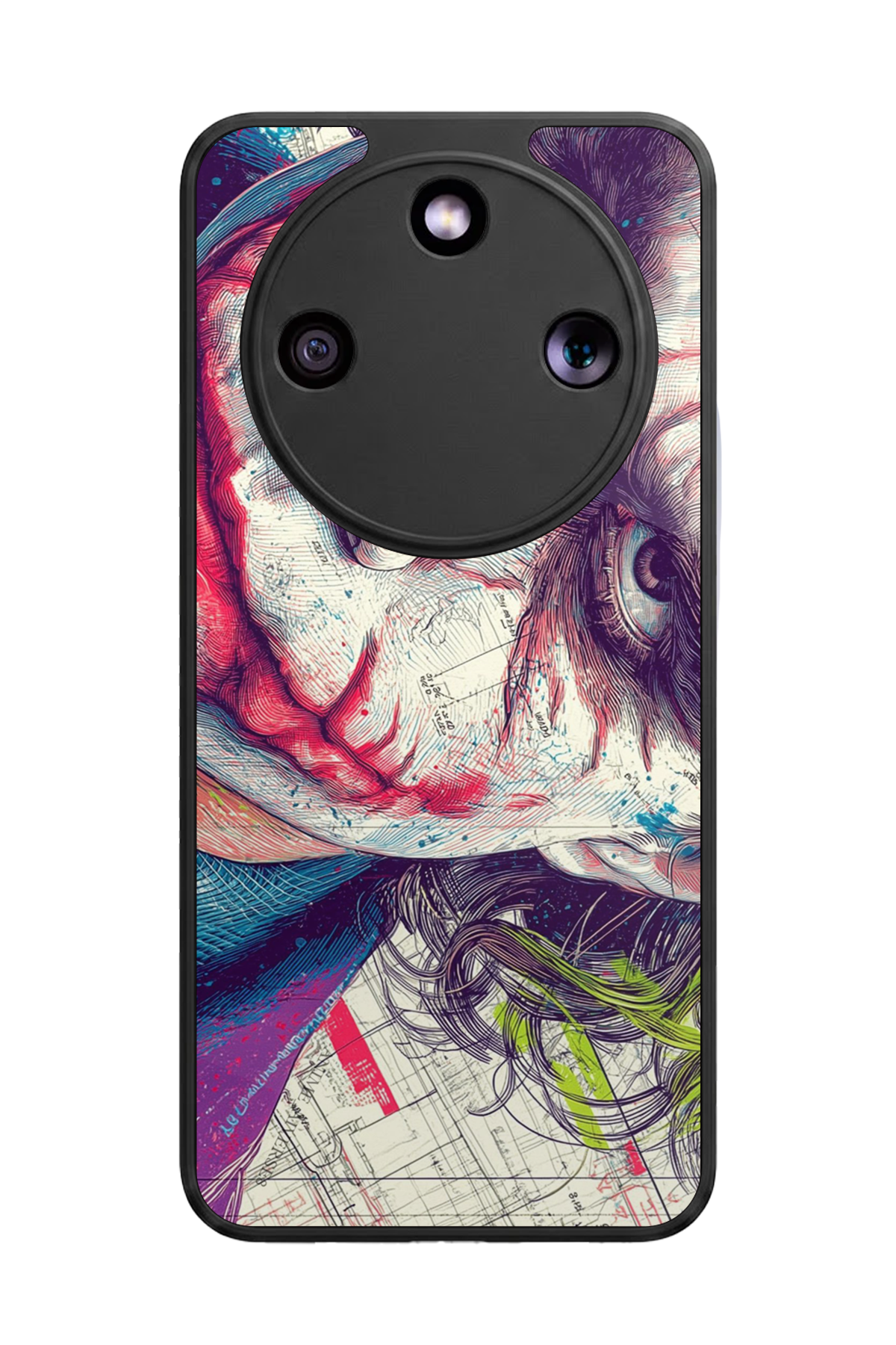 Honor Magic 8 Lite Uyumlu Joker Tasarımlı Glossy Premium Kılıf