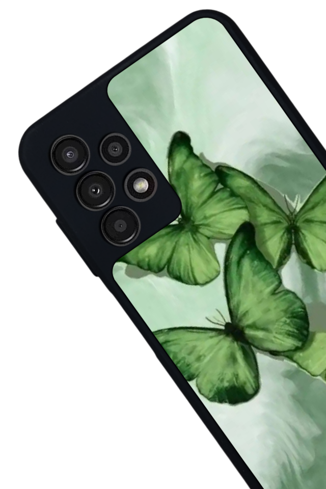 Samsung Galaxy A23 Uyumlu Kelebek Tasarımlı Glossy Premium Kılıf