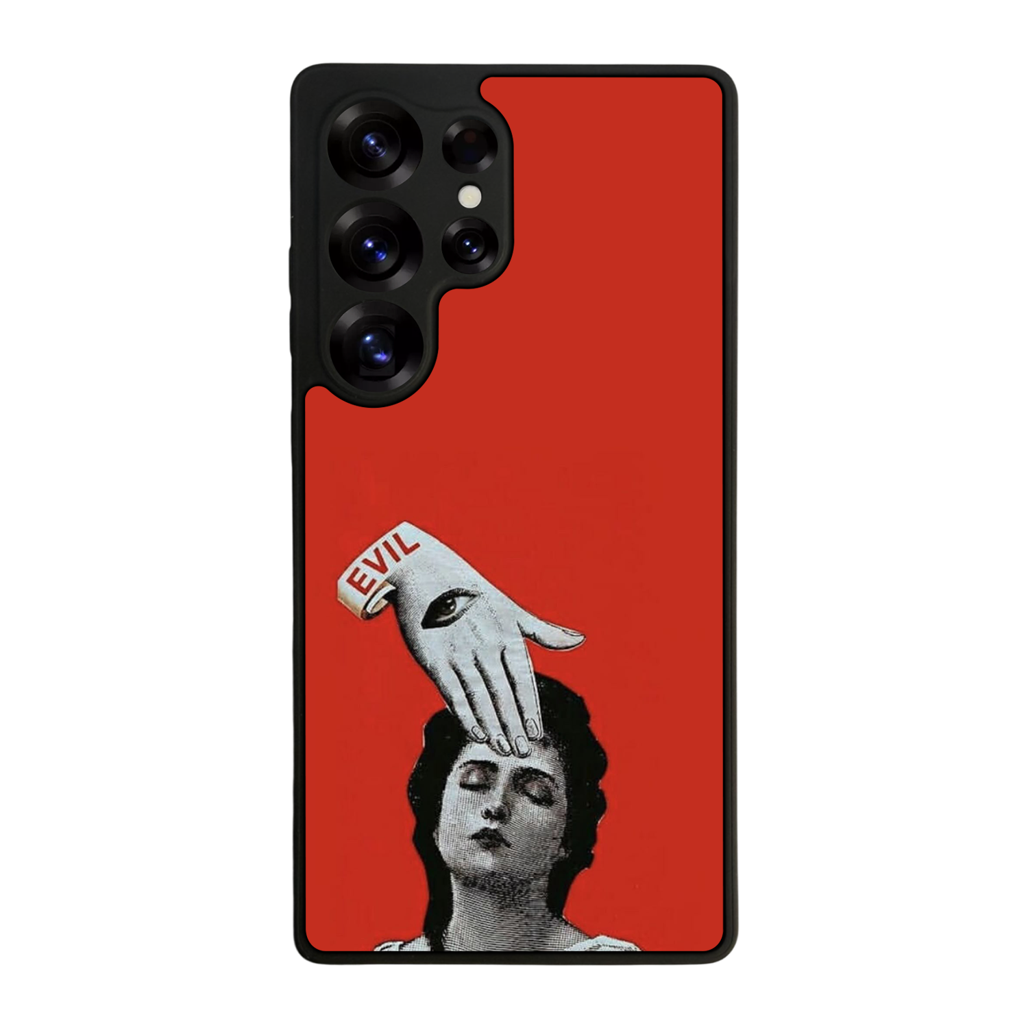 Samsung Galaxy S25 Ultra Uyumlu Kirmizi Tasarımlı Glossy Premium Kılıf