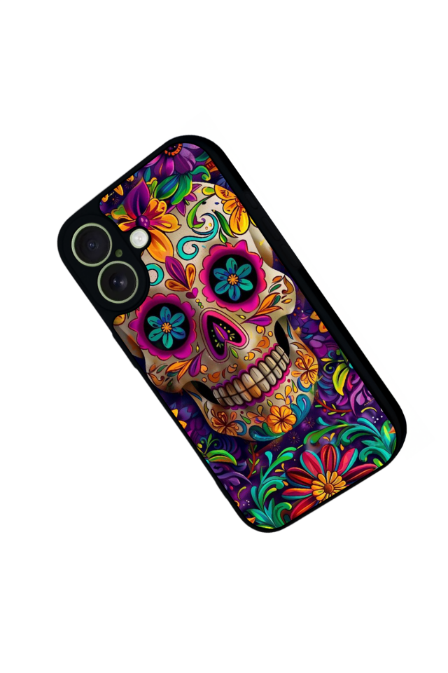 iPhone 17 Uyumlu KuruKafa Tasarımlı Glossy Premium Kılıf