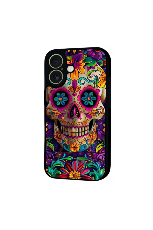 iPhone 17 Uyumlu KuruKafa Tasarımlı Glossy Premium Kılıf