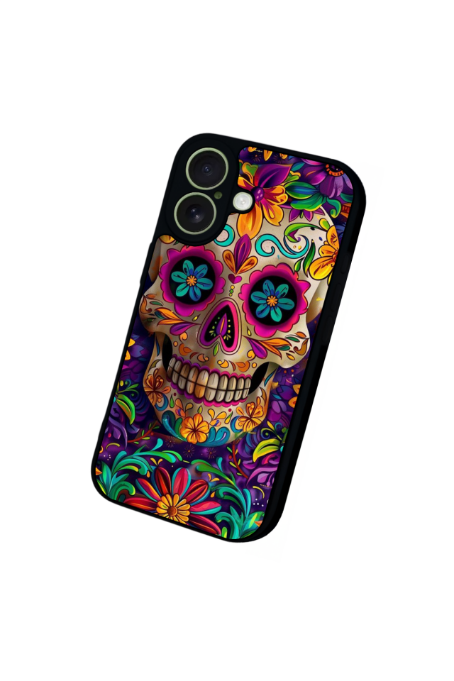 iPhone 17 Uyumlu KuruKafa Tasarımlı Glossy Premium Kılıf