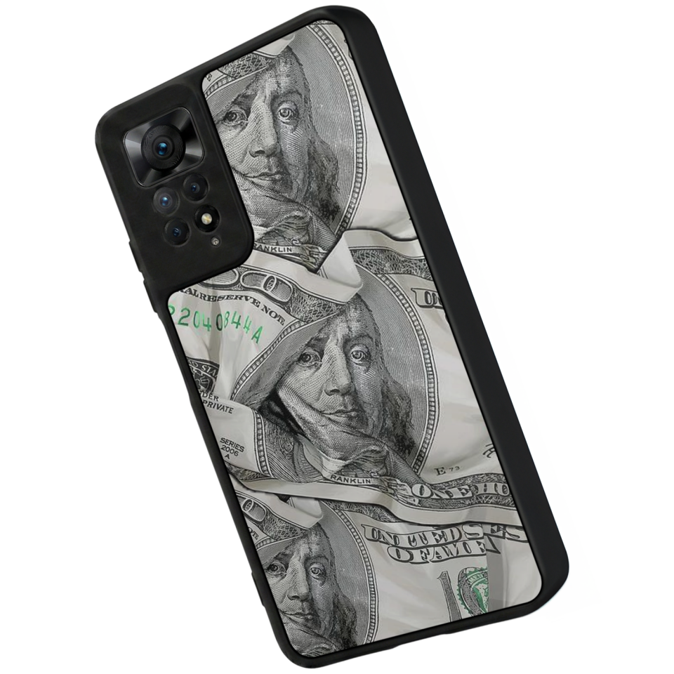 Xiaomi Redmi Note 11 Pro Uyumlu Money Para Tasarımlı Glossy Premium Kılıf