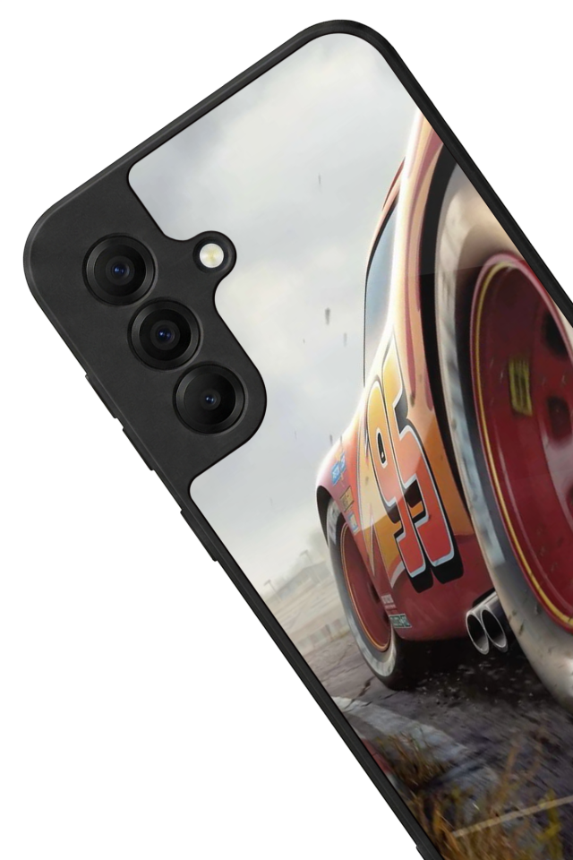 Samsung Galaxy A17 Uyumlu Şimsek McQueen Tasarımlı Glossy Premium Kılıf