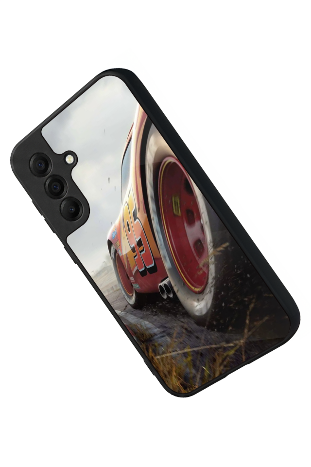 Samsung Galaxy A17 Uyumlu Şimsek McQueen Tasarımlı Glossy Premium Kılıf