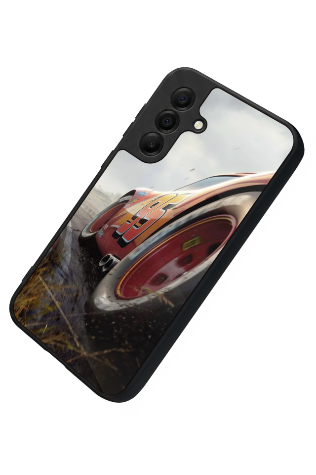 Samsung Galaxy A17 Uyumlu Şimsek McQueen Tasarımlı Glossy Premium Kılıf