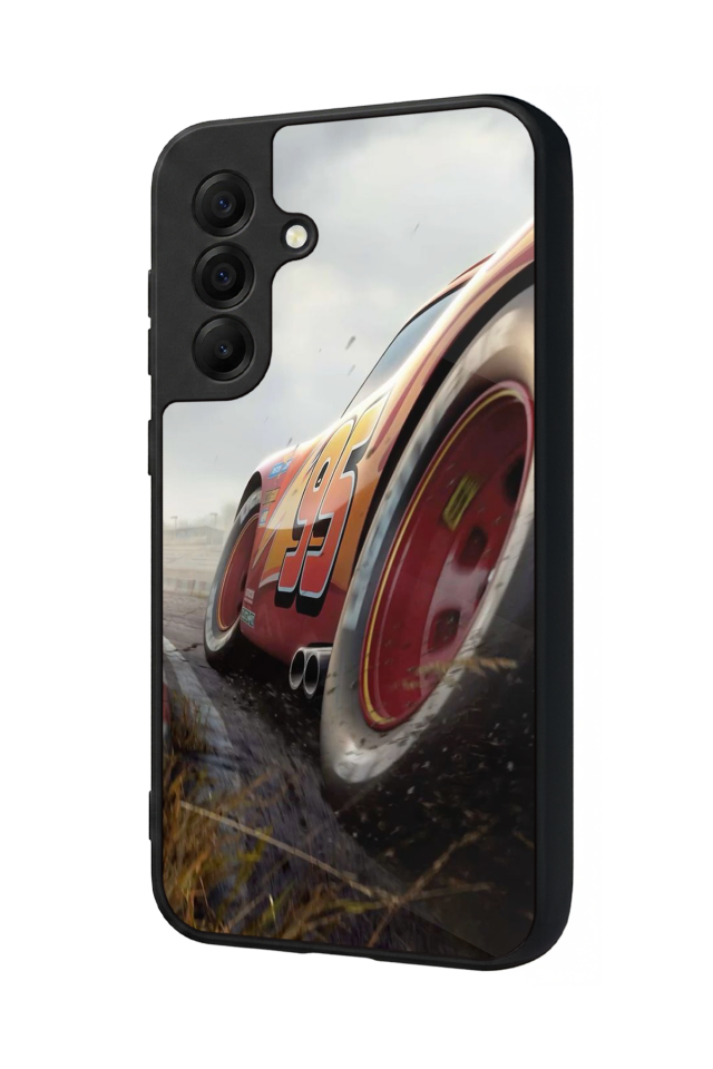 Samsung Galaxy A17 Uyumlu Şimsek McQueen Tasarımlı Glossy Premium Kılıf