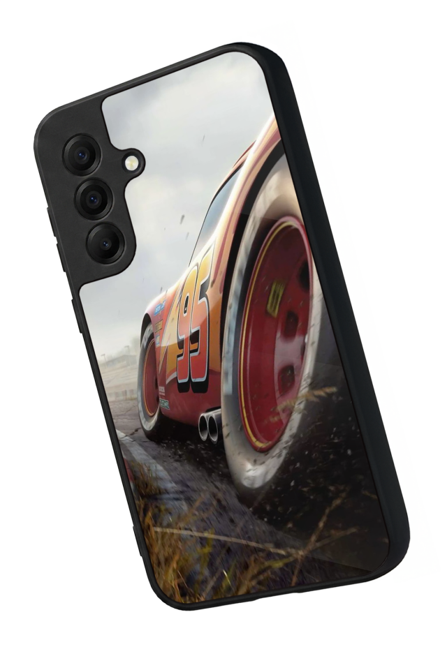 Samsung Galaxy A17 Uyumlu Şimsek McQueen Tasarımlı Glossy Premium Kılıf