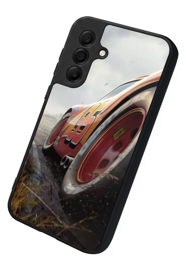 Samsung Galaxy A17 Uyumlu Şimsek McQueen Tasarımlı Glossy Premium Kılıf