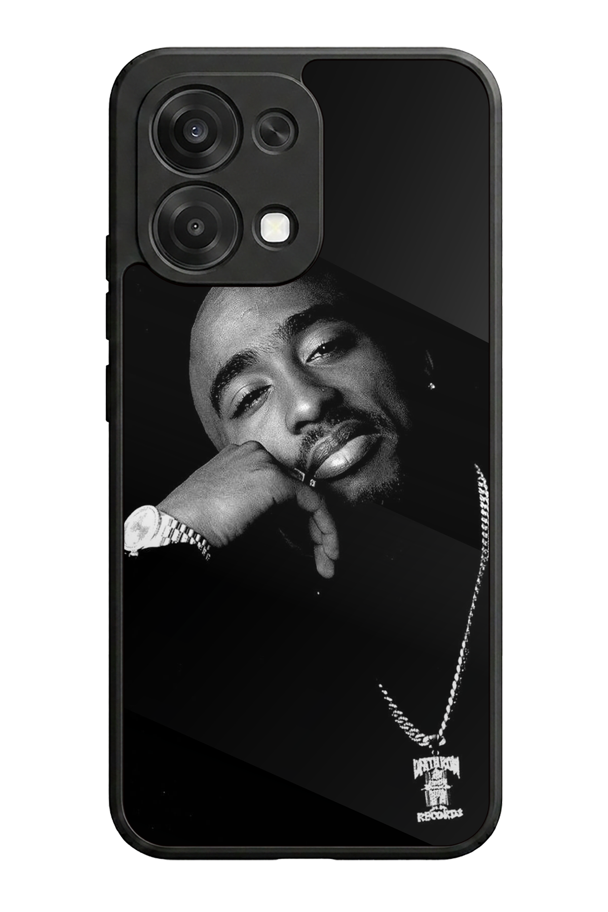 Oppo A6 Pro Uyumlu Tupac Tasarımlı Glossy Premium Kılıf