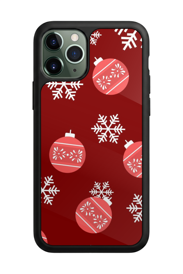 iPhone 11 Pro Max Uyumlu Yilbasi Christmas Tasarımlı Glossy Premium Kılıf