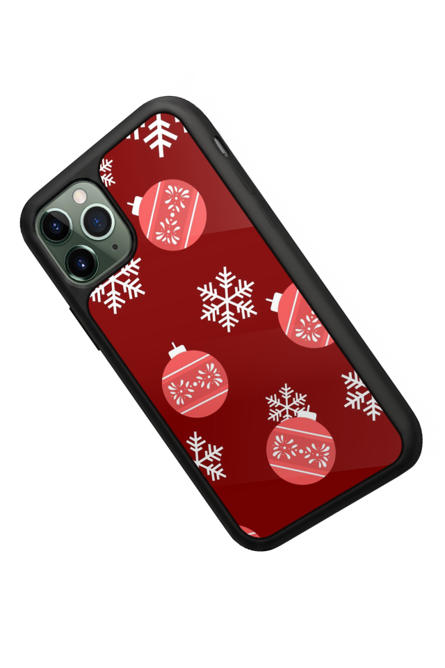 iPhone 11 Pro Max Uyumlu Yilbasi Christmas Tasarımlı Glossy Premium Kılıf
