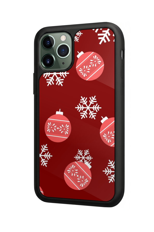 iPhone 11 Pro Max Uyumlu Yilbasi Christmas Tasarımlı Glossy Premium Kılıf