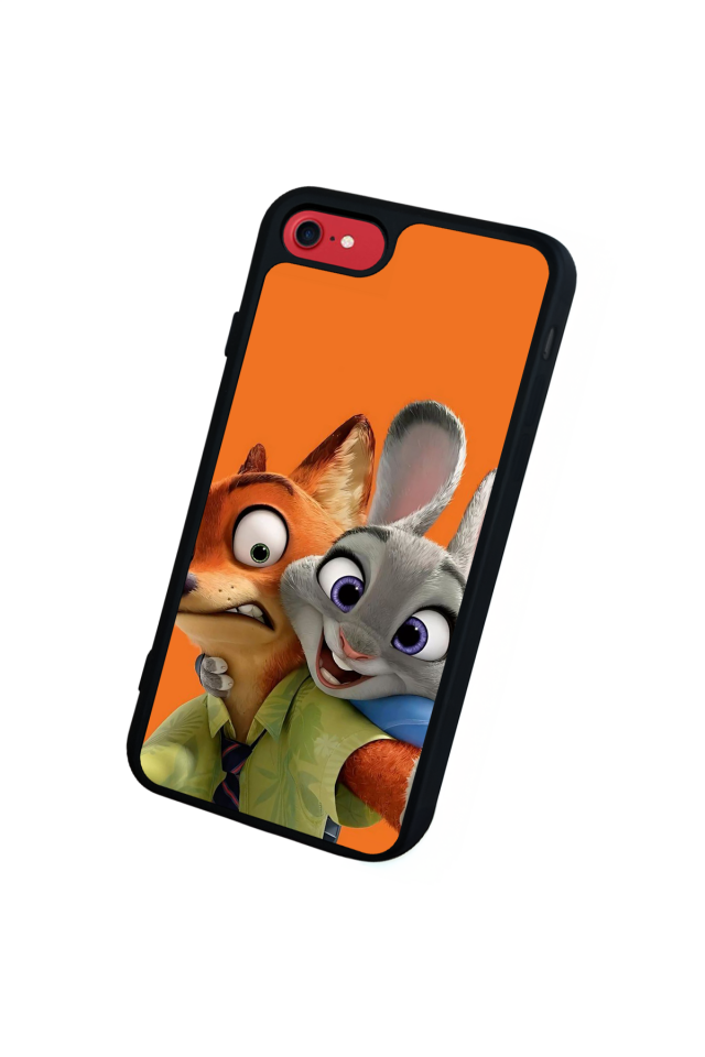 iPhone 7 Uyumlu Zootropolis Tasarımlı Glossy Premium Kılıf