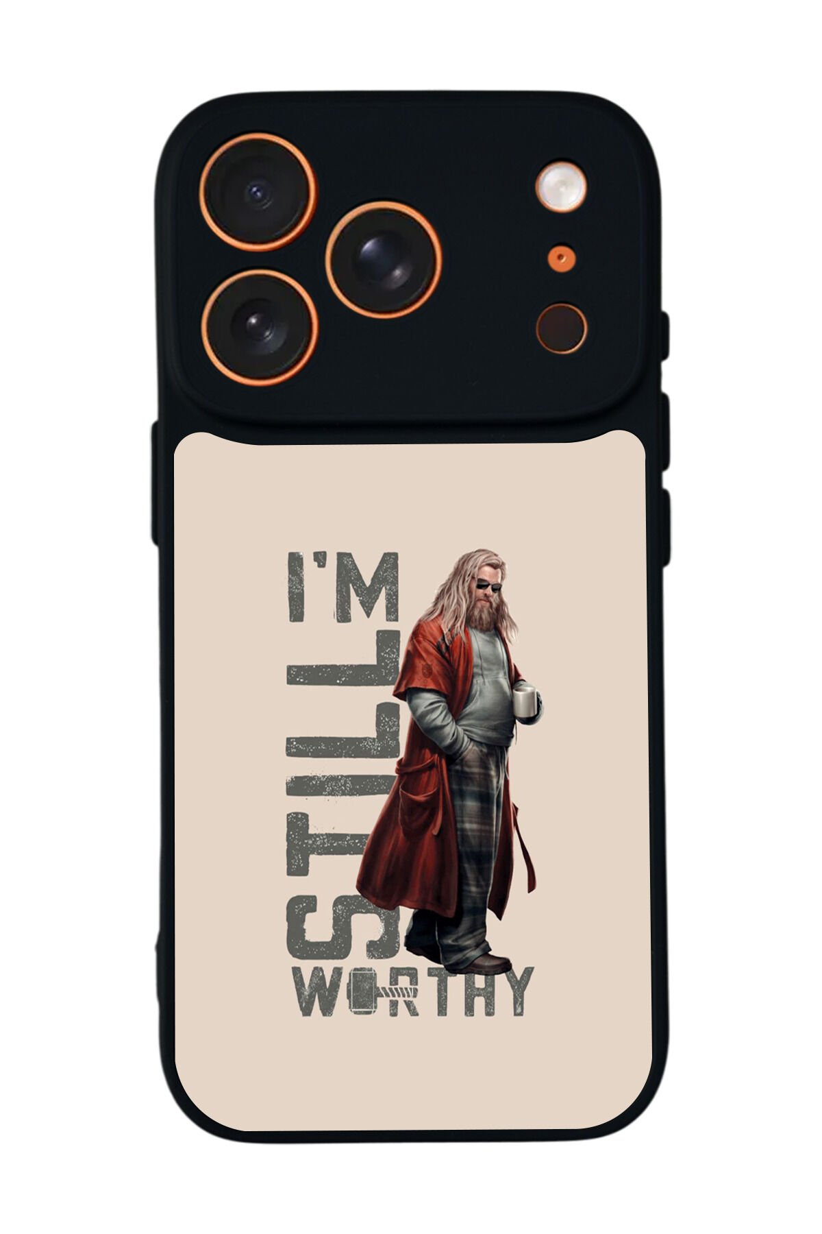 iPhone 17 Pro Uyumlu Thor Tasarımlı Glossy Premium Kılıf