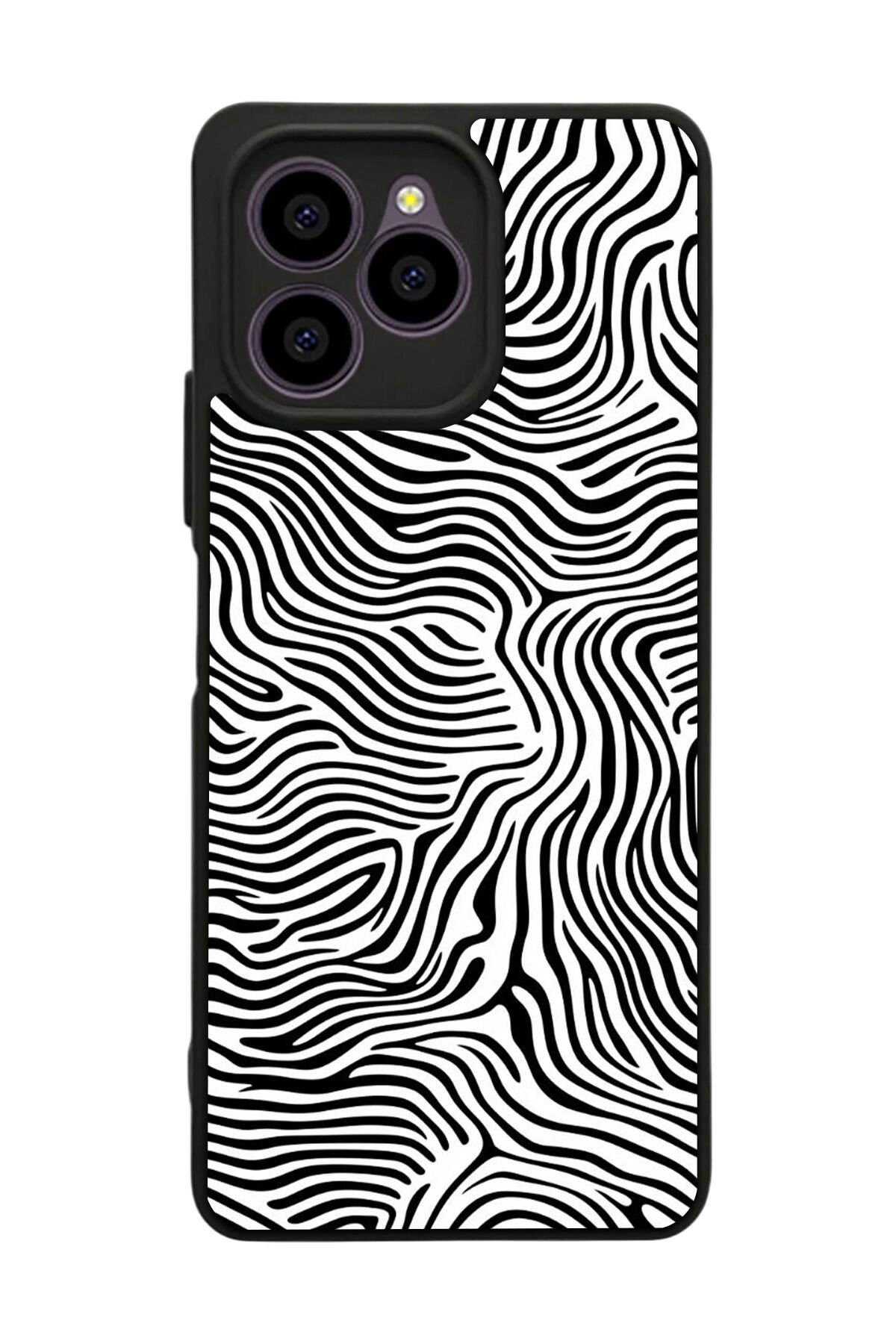 Omix X6 Uyumlu Çizgi Sanatı Tasarımlı Glossy Premium Kılıf