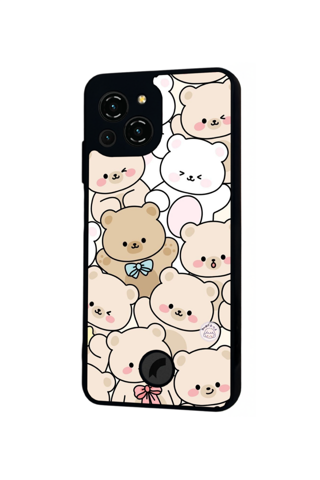 Reeder S23 Pro Max Uyumlu Ayı Tasarımlı Glossy Premium Kılıf