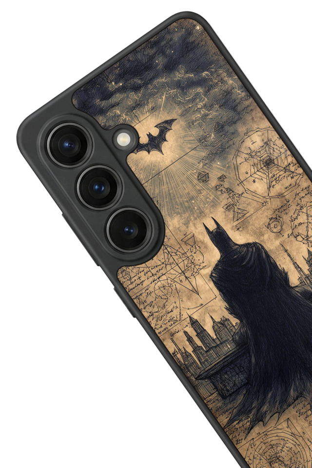 Samsung Galaxy S26 Uyumlu Batman Tasarımlı Glossy Premium Kılıf