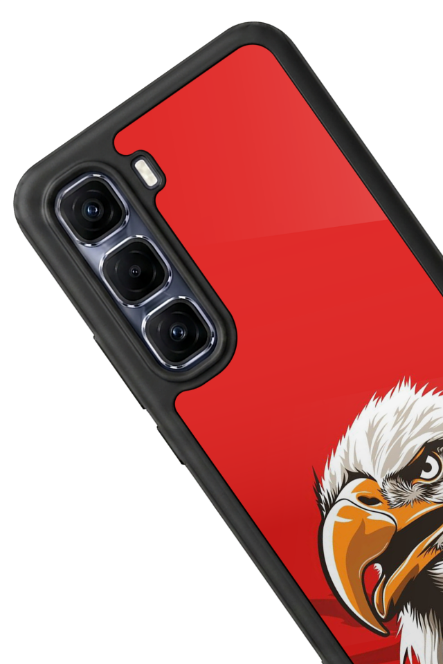 Infinix Hot 60 Pro Plus Uyumlu Besiktas Tasarımlı Glossy Premium Kılıf