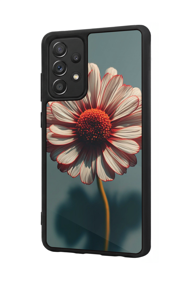 Samsung Galaxy A72 Uyumlu Cicek Tasarımlı Glossy Premium Kılıf