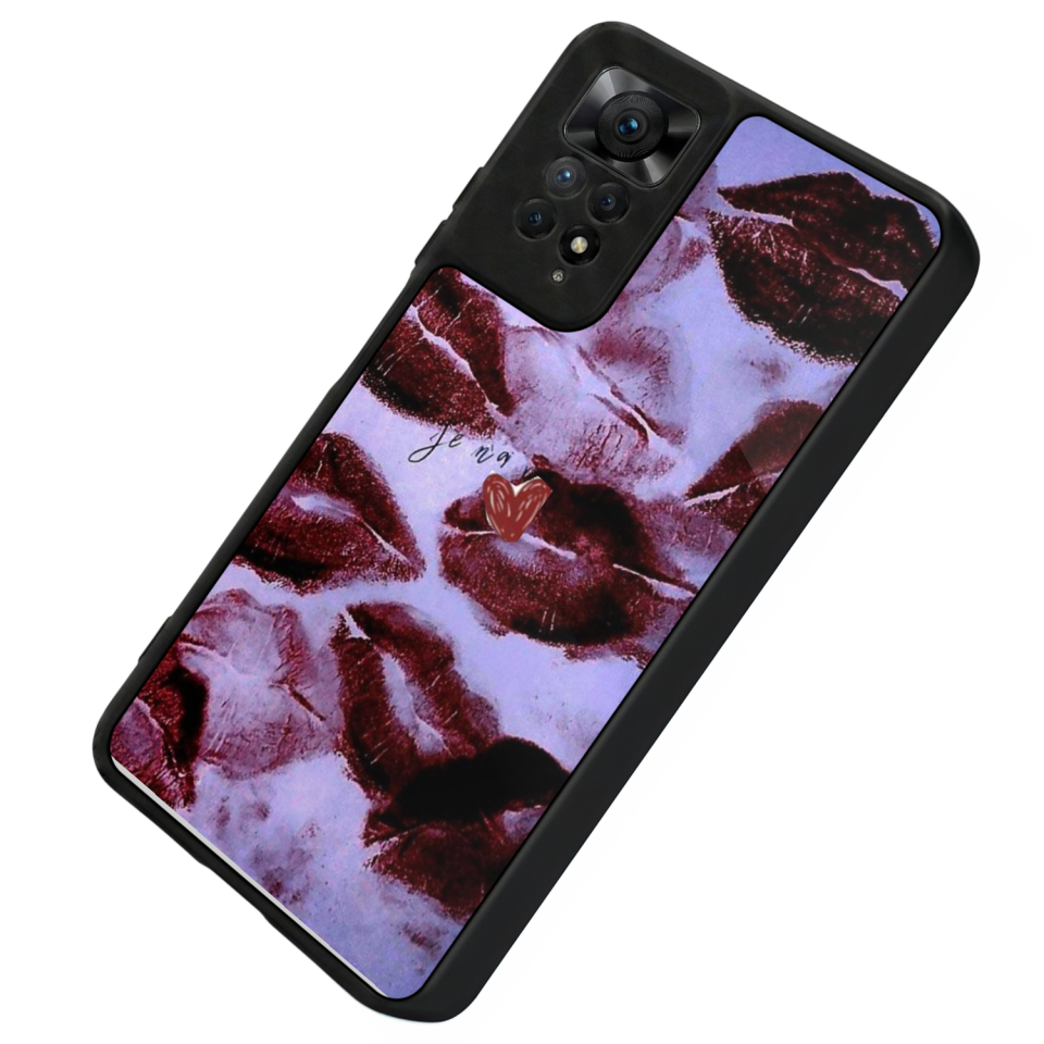 Xiaomi Redmi Note 12 Pro Uyumlu Dudak Tasarımlı Glossy Premium Kılıf