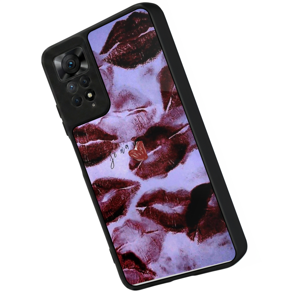 Xiaomi Redmi Note 12 Pro Uyumlu Dudak Tasarımlı Glossy Premium Kılıf