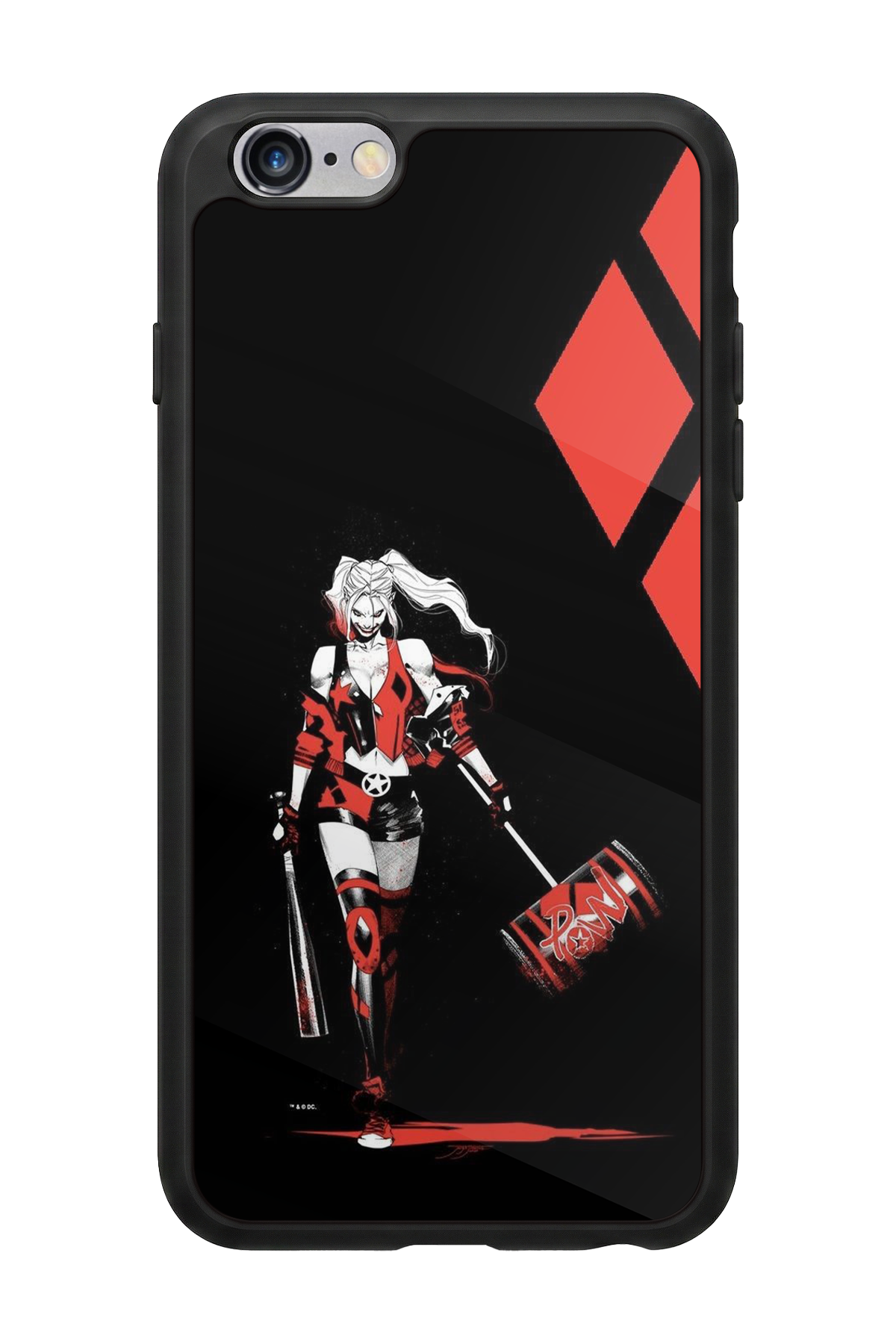 iPhone 6 Plus Uyumlu HarleyQueen Tasarımlı Glossy Premium Kılıf