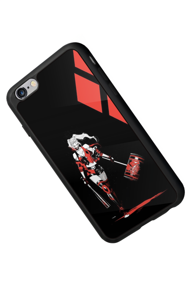 iPhone 6 Plus Uyumlu HarleyQueen Tasarımlı Glossy Premium Kılıf