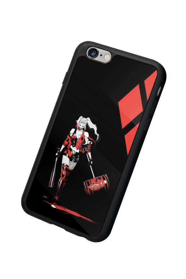 iPhone 6 Plus Uyumlu HarleyQueen Tasarımlı Glossy Premium Kılıf