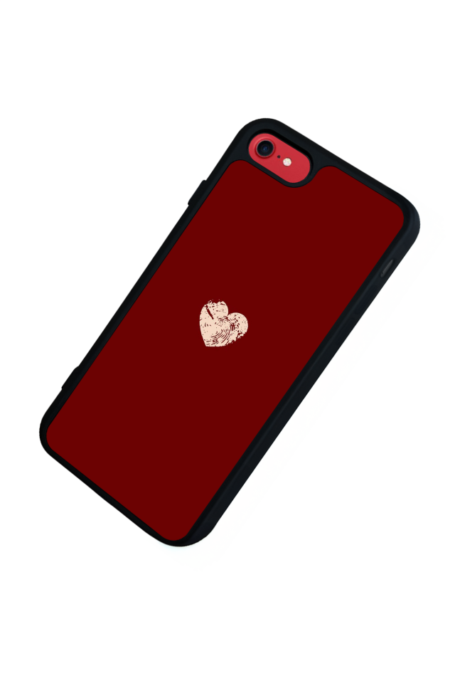 iPhone 8 Uyumlu Kalp Love Tasarımlı Glossy Premium Kılıf