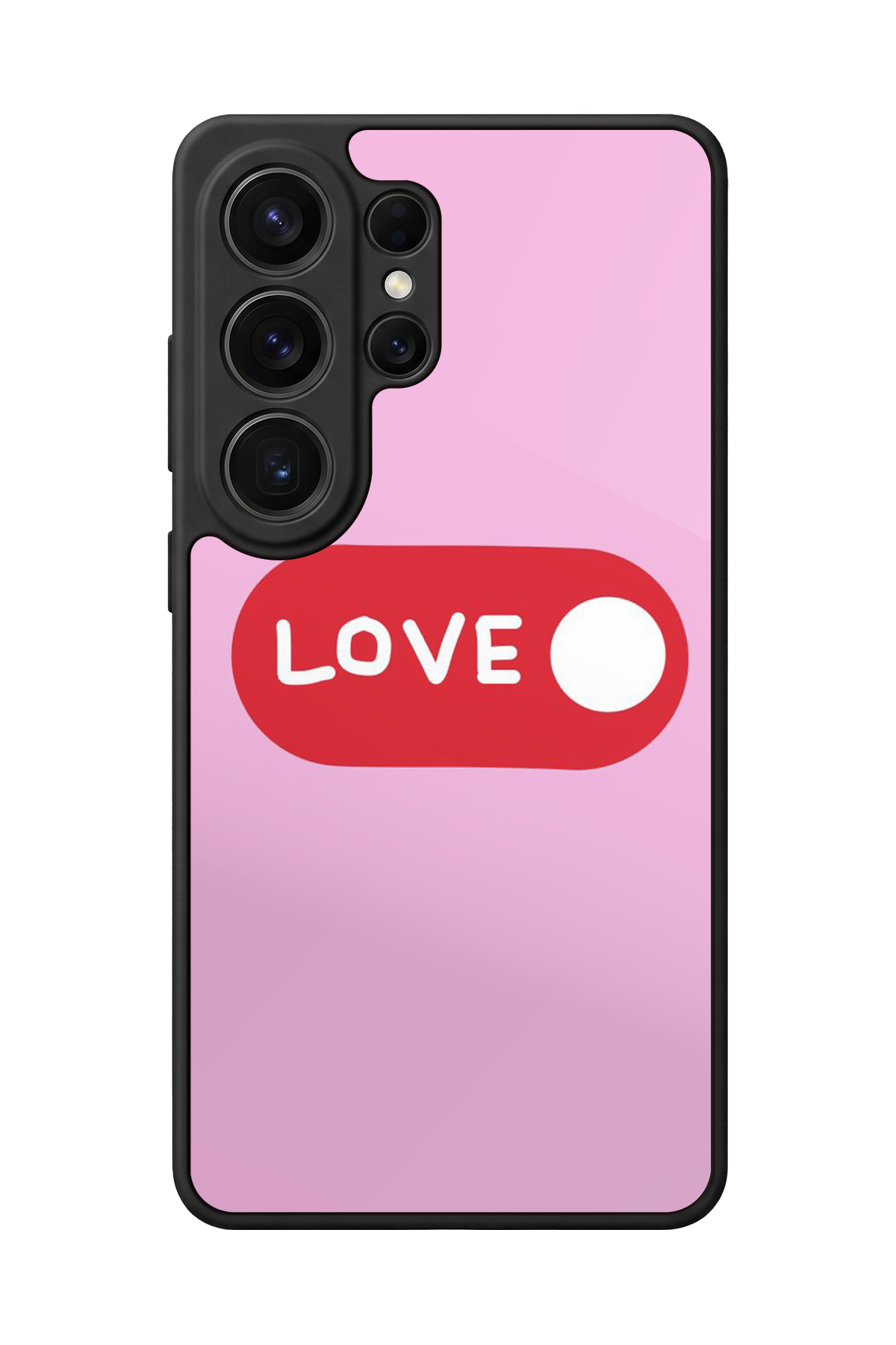 Samsung Galaxy S26 Ultra Uyumlu Kalp Love Tasarımlı Glossy Premium Kılıf