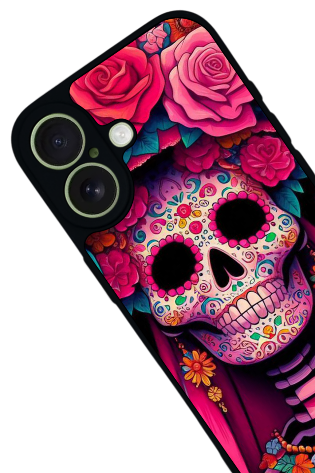 iPhone 17 Uyumlu KuruKafa Tasarımlı Glossy Premium Kılıf