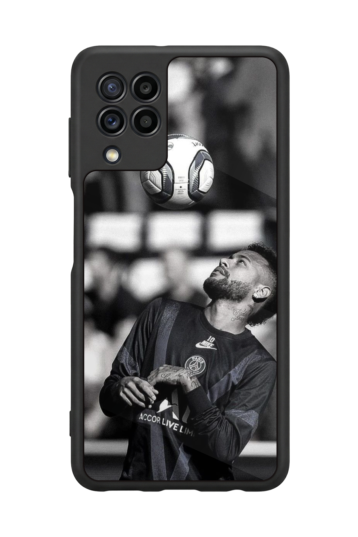 Samsung Galaxy M22 Uyumlu Neymar Tasarımlı Glossy Premium Kılıf