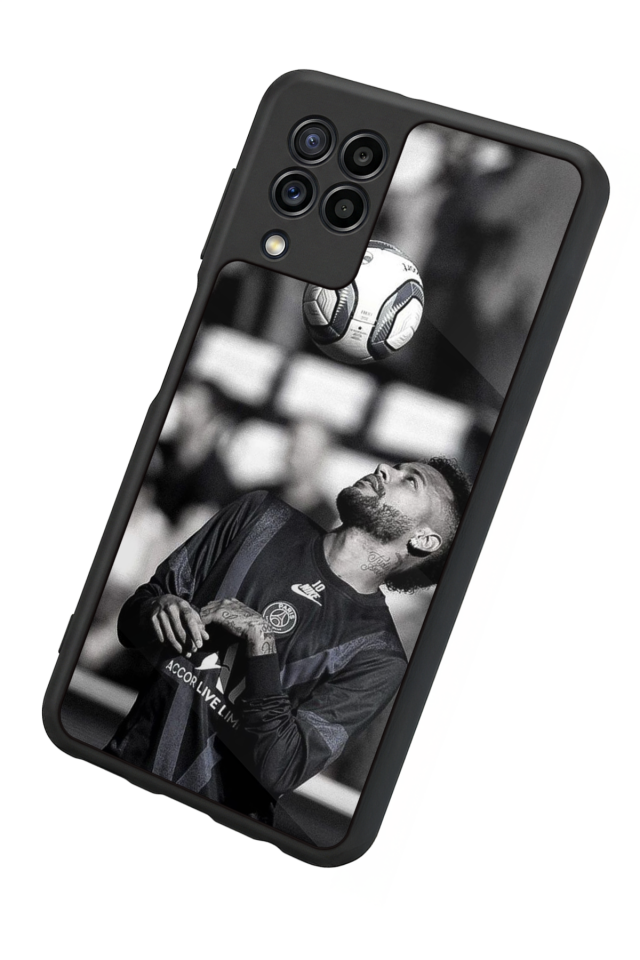 Samsung Galaxy M22 Uyumlu Neymar Tasarımlı Glossy Premium Kılıf