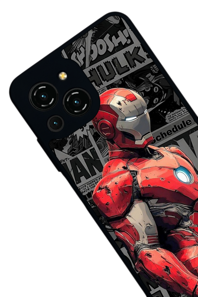 Reeder S23 Pro Max Uyumlu Iron Man ( Demir Adam ) Tasarımlı Glossy Premium Kılıf