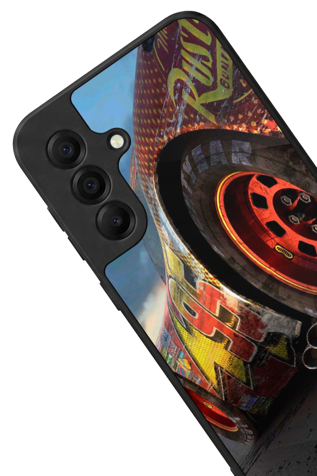 Samsung Galaxy A17 Uyumlu Şimsek McQueen Tasarımlı Glossy Premium Kılıf