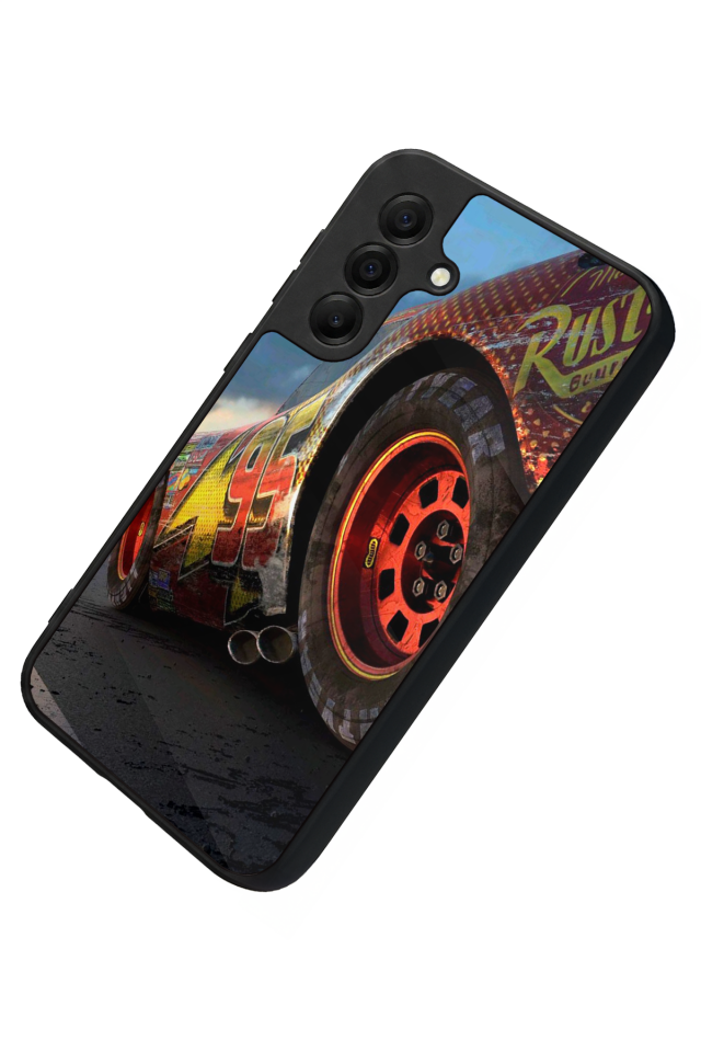 Samsung Galaxy A17 Uyumlu Şimsek McQueen Tasarımlı Glossy Premium Kılıf