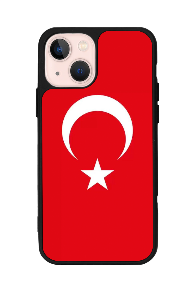 iPhone 15 Plus Uyumlu Türk Bayragi Tasarımlı Glossy Premium Kılıf