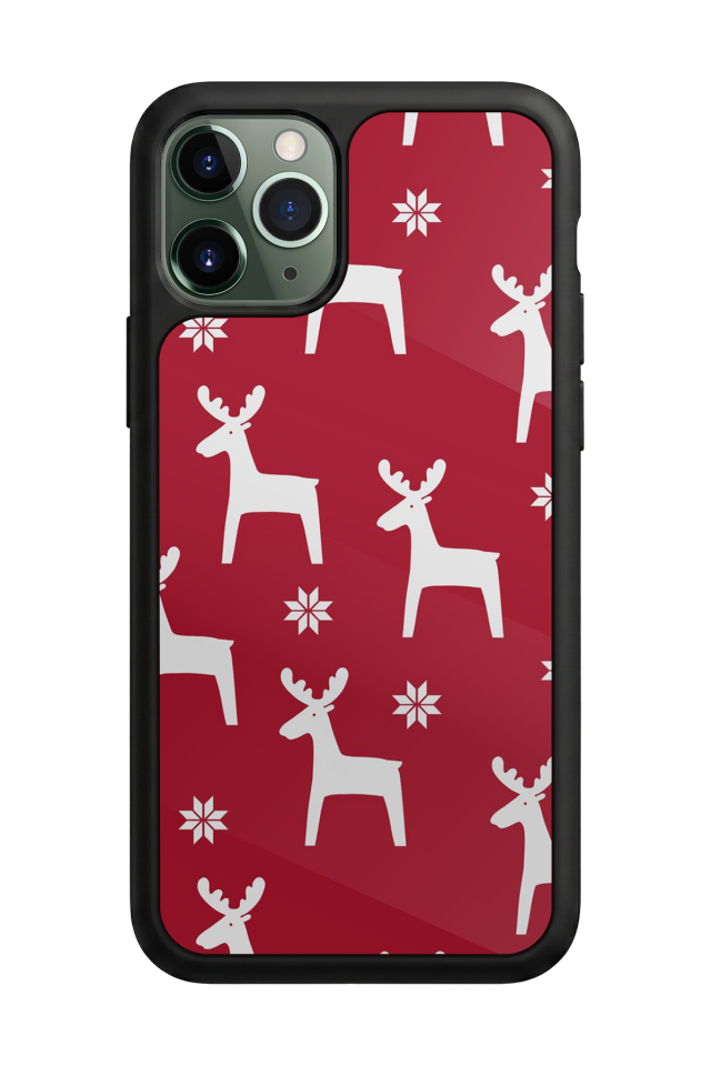 iPhone 11 Pro Max Uyumlu Yilbasi Christmas Tasarımlı Glossy Premium Kılıf