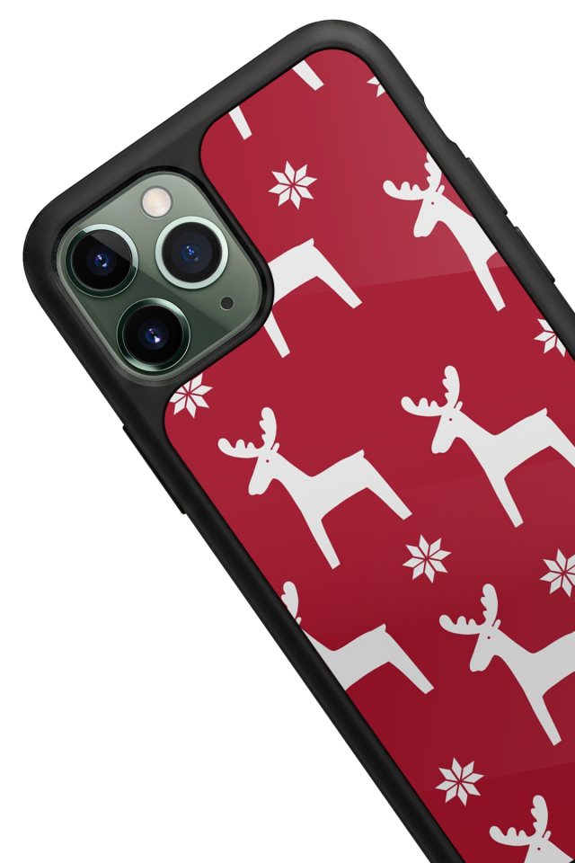 iPhone 11 Pro Max Uyumlu Yilbasi Christmas Tasarımlı Glossy Premium Kılıf