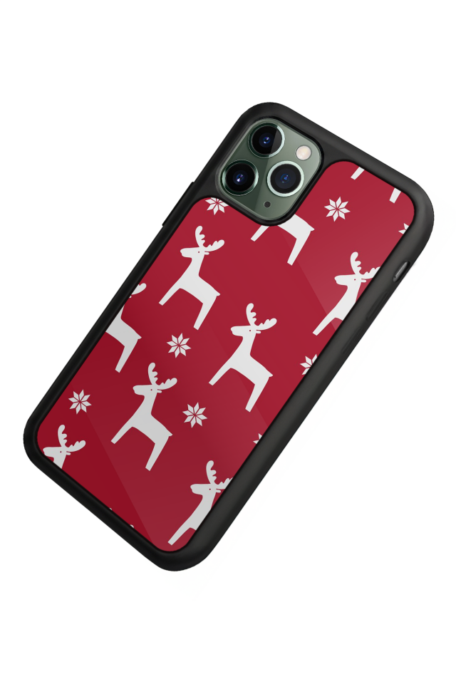 iPhone 11 Pro Max Uyumlu Yilbasi Christmas Tasarımlı Glossy Premium Kılıf
