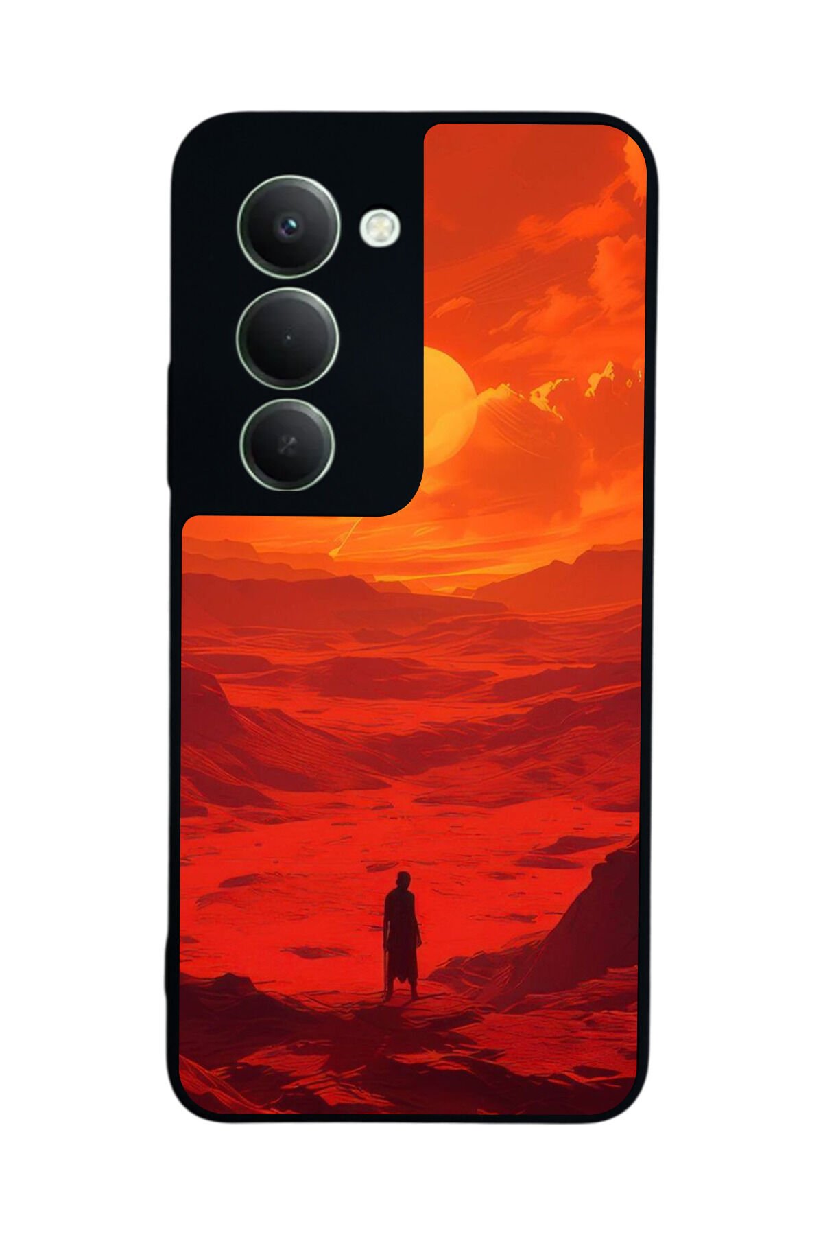 Xiaomi Redmi 15 5G Uyumlu Güneş Tasarımlı Glossy Premium Kılıf