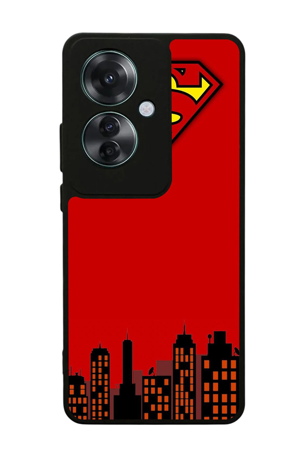 Oppo Reno 11F Uyumlu Superman Tasarımlı Glossy Premium Kılıf