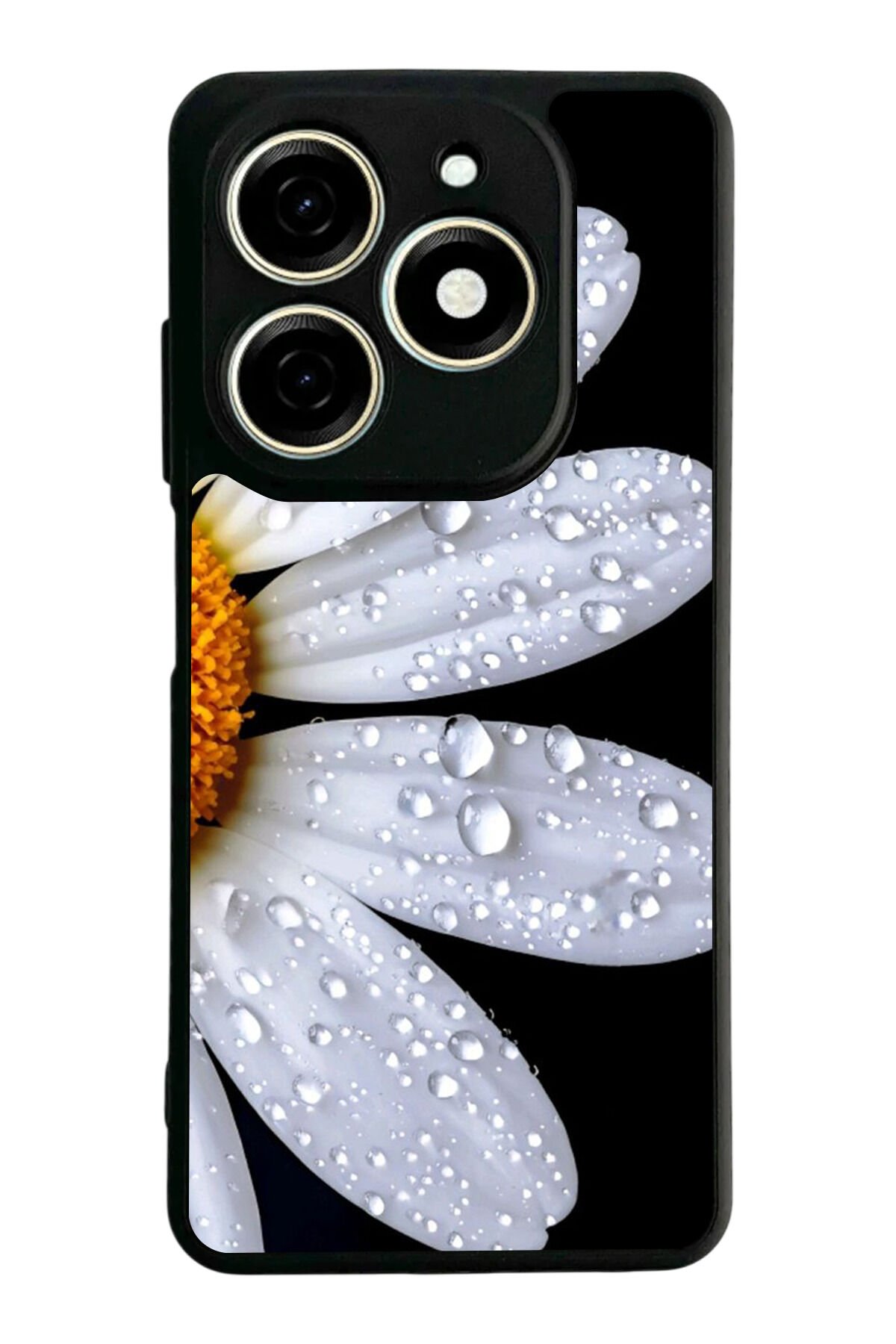 Infınıx Smart 8 Pro Uyumlu Cicek Tasarımlı Glossy Premium Kılıf