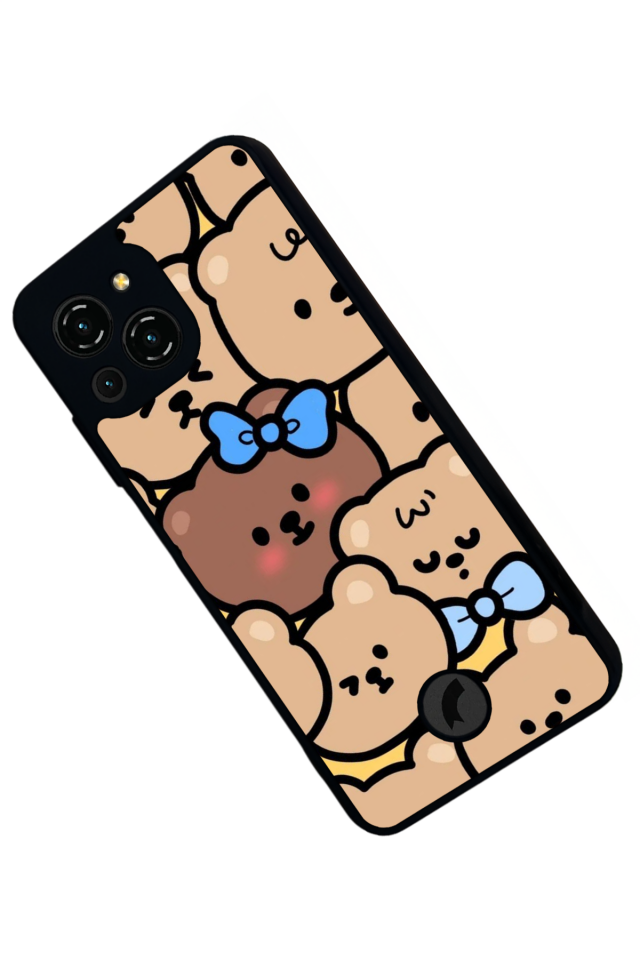 Reeder S23 Pro Max Uyumlu Ayı Tasarımlı Glossy Premium Kılıf