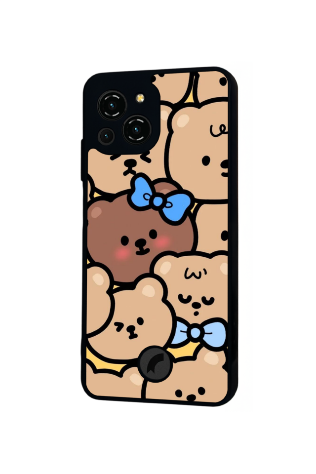 Reeder S23 Pro Max Uyumlu Ayı Tasarımlı Glossy Premium Kılıf