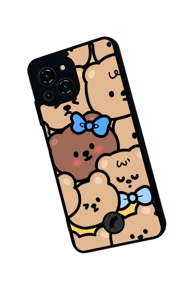 Reeder S23 Pro Max Uyumlu Ayı Tasarımlı Glossy Premium Kılıf