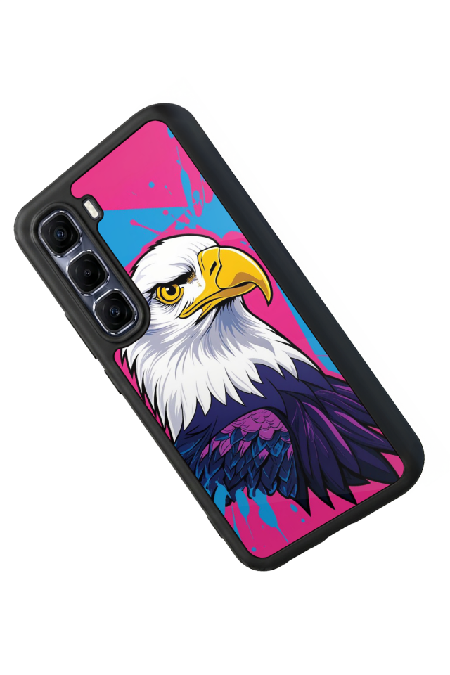 Infinix Hot 60 Pro Plus Uyumlu Besiktas Tasarımlı Glossy Premium Kılıf