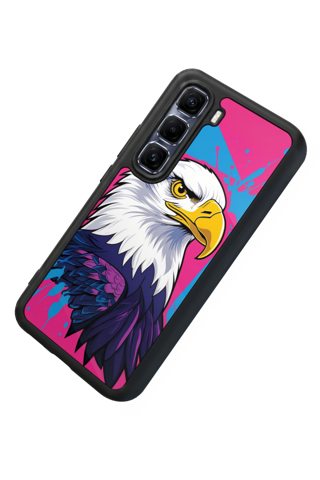 Infinix Hot 60 Pro Plus Uyumlu Besiktas Tasarımlı Glossy Premium Kılıf