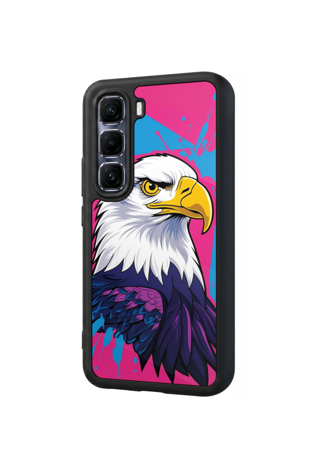 Infinix Hot 60 Pro Plus Uyumlu Besiktas Tasarımlı Glossy Premium Kılıf